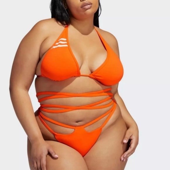 ADIDAS X IVY PARK WRAP BIKINI TOP (PLUS SIZE) - Picture 4 of 4